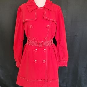 red trench coat size XL Esprit